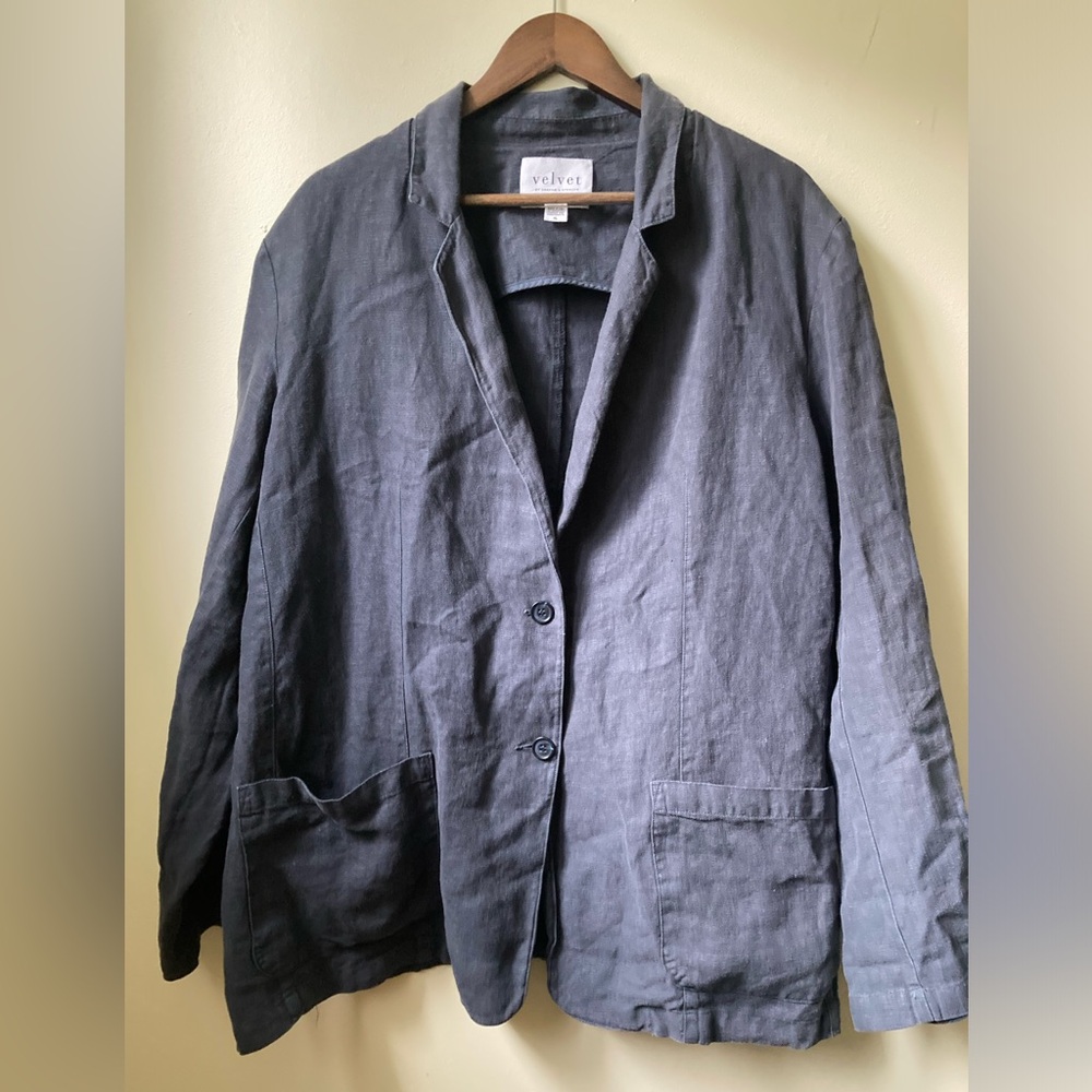 Velvet by Graham and Spencer 100% Linen Set Size XL